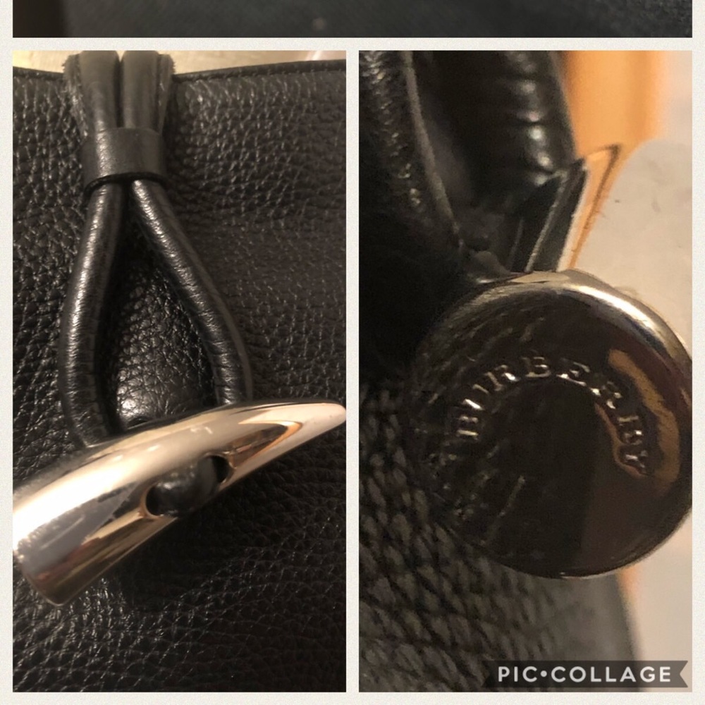 Burberry London Nova Check|Leather Shoulder Bag - Picture 6 of 7